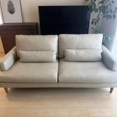 ACTUS アクタス直営店購入 ソファ本革 新品同様　グレージュ ACTUS アクタス直営店購入 ソファ本革 新品同様 グレージュ