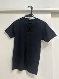 AVIREX U.S.A. ヘンリーネック Tシャツ ブラック Sのサムネイル