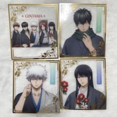 銀魂 ブシロード 椿の花 クリア色紙 坂田銀時 土方十四郎 桂小太郎