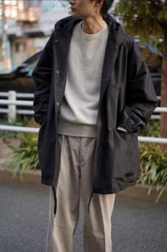 FRnao様 COMOLI 23AWコットンシルクフーデットコート 希少サイズ1