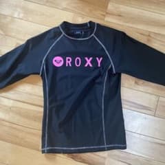ROXY ラッシュガード ブラック ピンクのサムネイル