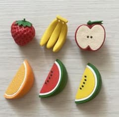 おもしろ消しゴム 果物セット① ミニチュアのサムネイル