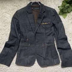 DSQUARED2 ダークデニム ジャケット テーラード スタッズ 38 - メルカリ