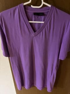 PRADA Vネック Tシャツ パープルのサムネイル
