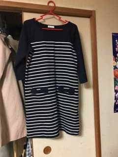 earth music＆ecologyボーダーワンピースのサムネイル