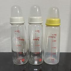 ピジョン 哺乳瓶 スリムタイプ 240ml ミルク ガラス プラスチックのサムネイル