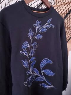 美品】 Paul Smith ボタニカル スウェット トレーナー 花柄 刺繍 