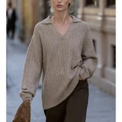 ZARA ケーブルニットセーターのサムネイル