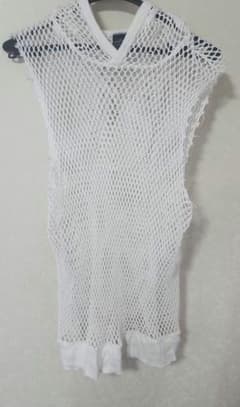 NUMBER NINE メッシュパーカー ノースリーブ ホワイト ドリーム期 4