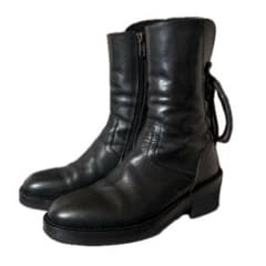 ANN DEMEULEMEESTER Back Lace Boots 37 - メルカリ