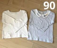 男の子　2点まとめうり　90cm 長袖Tシャツのサムネイル
