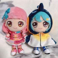 アイカツフレンズ！　友希あいね　湊みお　Chibiぬいぐるみ　ピュアパレット アイカツフレンズ】Chibiぬいぐるみ 友希あいね 湊みお - メルカリ