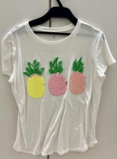 パイナップル刺繍Tシャツ XXLのサムネイル