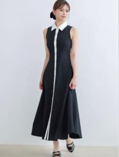 【新品】SNIDEL フロントボタンカットソーワンピースのサムネイル