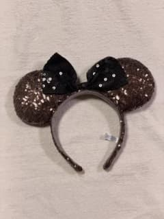 Disney Resort ミニー カチューシャ スパンコール ブラウンのサムネイル