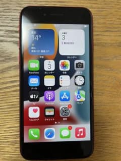 まんが様専用【バッテリー残量99%】美品iPhone SE2 64GB レッドのサムネイル