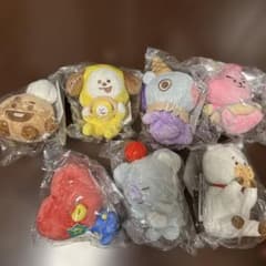 BT21 Fluffy Mascot 4 Complete Set of 7