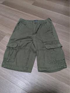 カーゴハーフパンツ オリーブグリーンのサムネイル