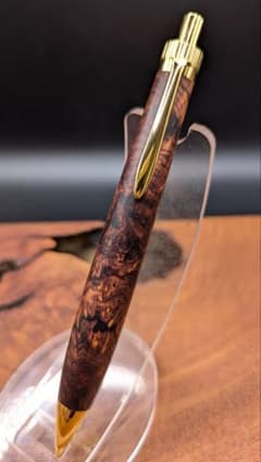 639超極上 ココボロ 瘤杢 木軸シャーペン ボールペン - メルカリ