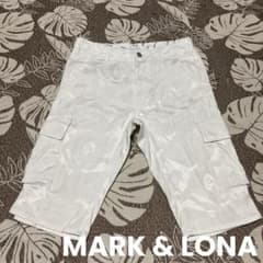 MARK & LONA（マークアンドロナ）ホワイトカモフラ柄カーゴパンツ
