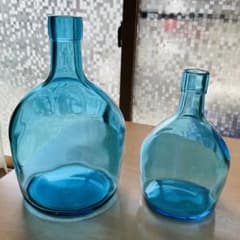 デミジョンボトル風　一斗瓶　花瓶（大１・小１） 東洋ガラスのサムネイル