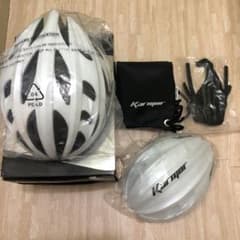 新品未使用⭐︎KARMOR DITROヘルメット／ホワイト／Lサイズのサムネイル