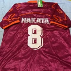 『新品・未使用・札付き』中田英寿　(ASローマ時代)昔のサイズ感なのでゆったり感 新品・未使用・札付き』中田英寿 (ASローマ時代)昔のサイズ感なので