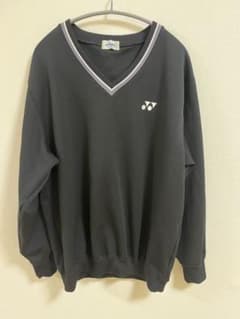 YONEX ヨネックス Vトレーナー ブラック 長袖 Oサイズのサムネイル