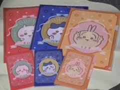 ちいかわ A4＆A6クリアファイル 全3種の6セット その1のサムネイル