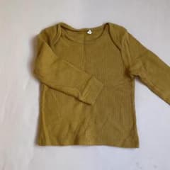 organic zoo brown rib long sleeve topのサムネイル