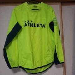 ATHLETA 蛍光イエロー ウィンドブレーカー & ネイビーパンツ セットのサムネイル