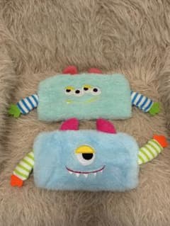 KALDI モンスター ぬいぐるみ ポーチ 2個セットのサムネイル