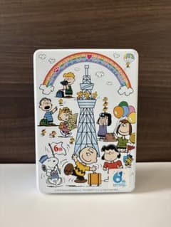 スヌーピー スカイツリー 6周年記念 缶　小物入れのサムネイル