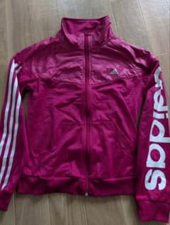 adidas ジップアップ ジャージ ピンクのサムネイル