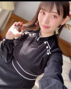 PAMEO POSE Mandarin Dress Mサイズ ブラック チャイナのサムネイル
