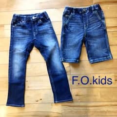 【F.O.kids】デニムパンツ 100、110サイズセットのサムネイル