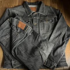 BELVET ORIGIN デニムジャケット ブラック　 セットアップのサムネイル