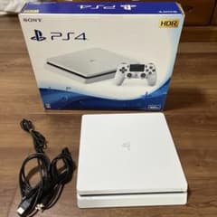 ホワイト PS4 500GB 本体 ※コントローラージャンク品のサムネイル