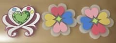 プリキュア コースター 3枚セット precure ハートキャッチ フレッシュのサムネイル