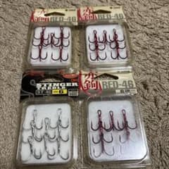 OWNER STINGER TREBLE RED-46 ST-46 4個セットのサムネイル