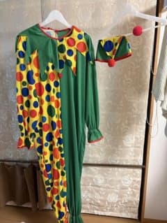 ハロウィン ピエロ コスチューム 帽子付きのサムネイル
