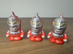 当時物】ウルトラマンセブン 無権版ソフビ3体セット - メルカリ