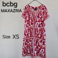 bcbg maxazria 半袖チュニック XS　レディース　ワンピース　ピンク