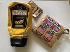 ★新品、未使用★ Yup! ヤップ　マスタードポーチ＆エコバッグセットのサムネイル