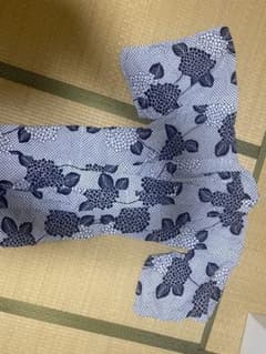 コーマ　浴衣　白地に藍のサムネイル