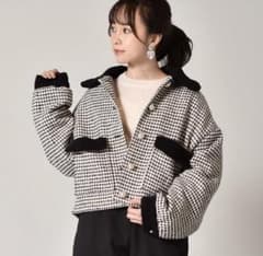 レトロガール　バイカラージャケットのサムネイル