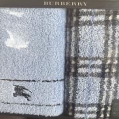 BURBERRY 페이스 타올 2장 세트 면 100% 일본제