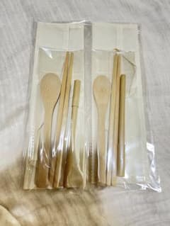 竹製カトラリーセット 2つのサムネイル