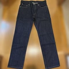 【美品・日本製】EDWIN レギュラーストレート デニム 34インチ 濃紺のサムネイル