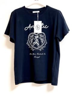 【新品未使用タグ付き】韓国Anoetic 半袖Tシャツ ネイビー